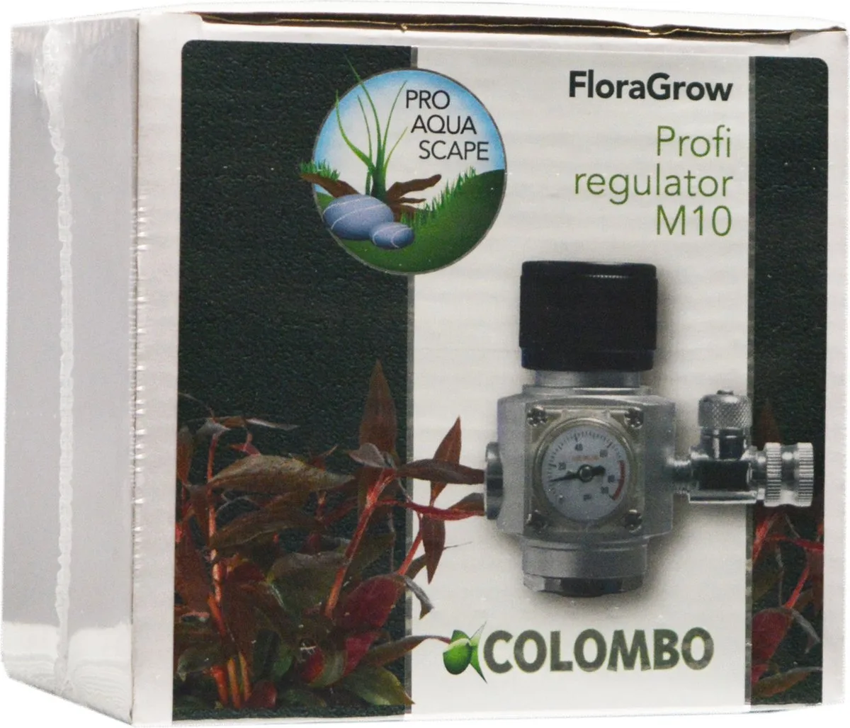 Co2 Profi Drukregelaar M10 - Bemesting - Zilver de Colombo en Color – photo produit