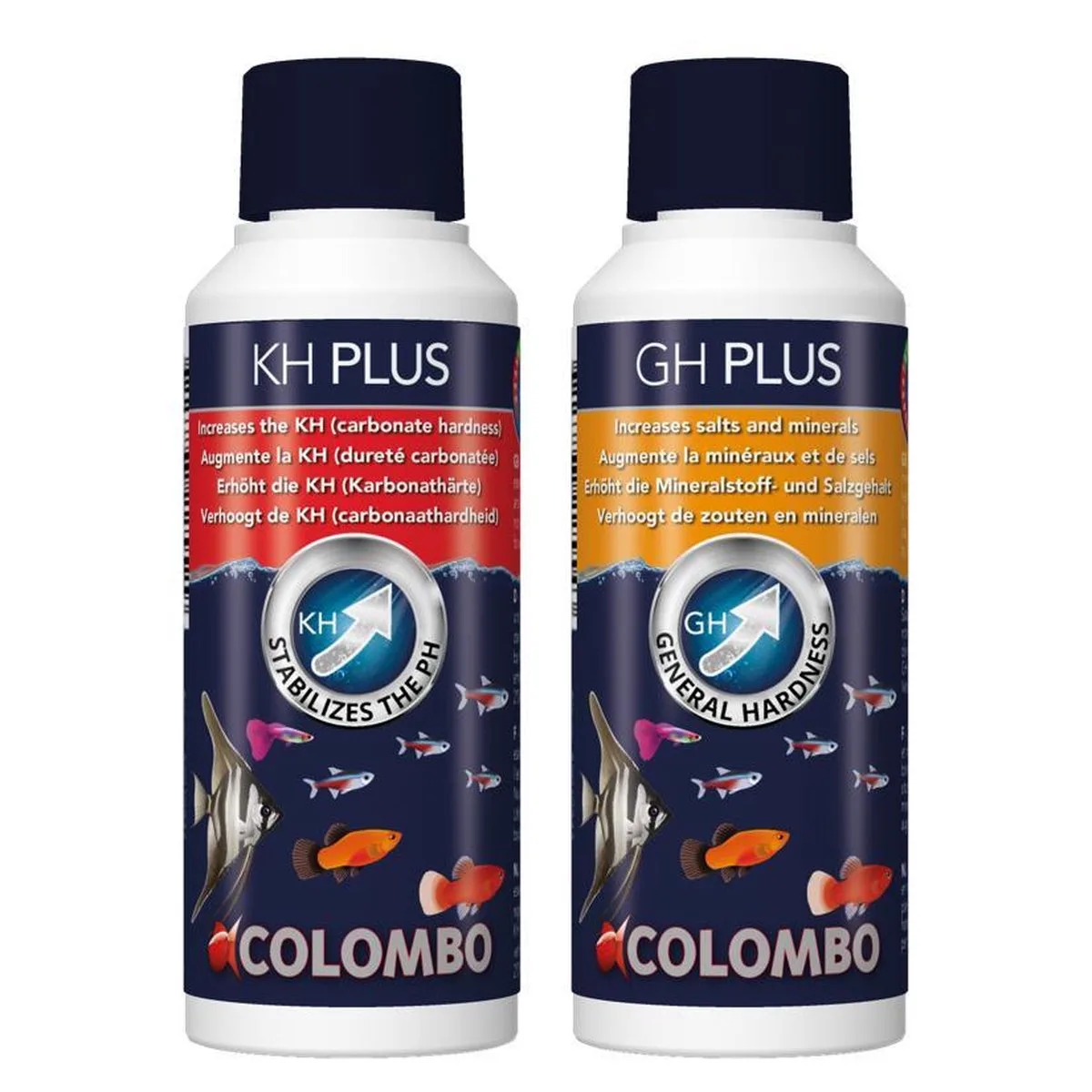 KH plus + GH plus 250 ml (aquarium waterwaardenset) de Colombo en Bleu – photo produit