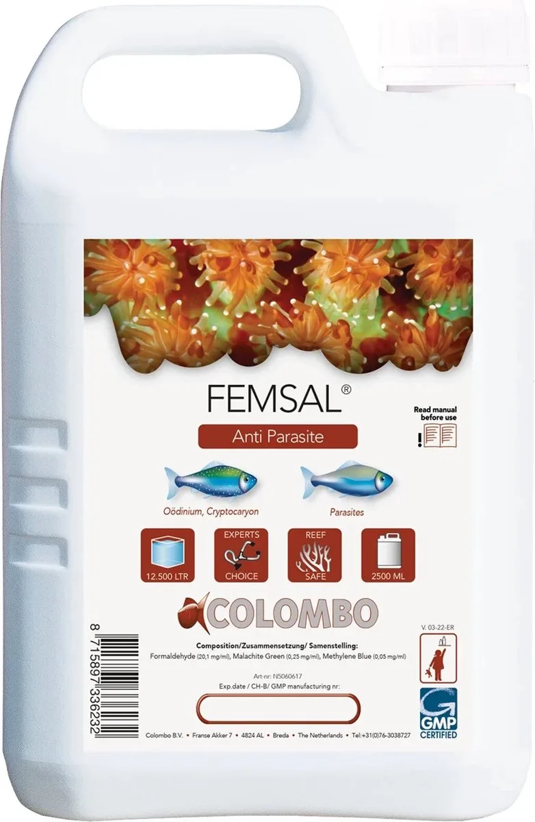 Marine Femsal 2500ML - 12.500L van Colombo in Wit – productfoto