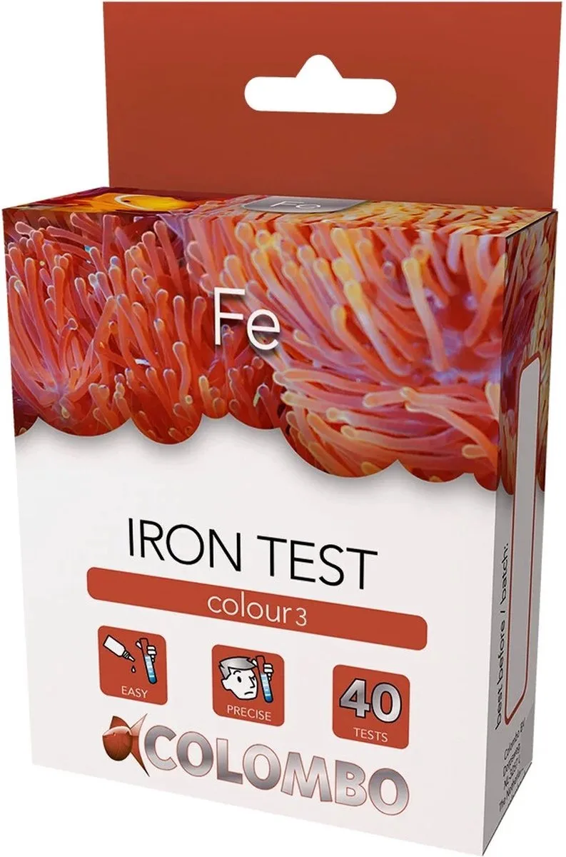 Marine Iron Test - IJzer Test Zeeaquarium von Colombo in Color – Produktfoto