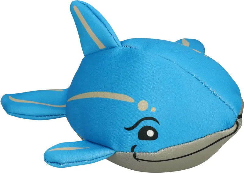 22 cm - Verkoelend hondenspeeltje - Speeltje voor de hond - Neemt water op - Hondenspeelgoed met pieper - Dolfijn - Blauw/Wit de CoolPets en Dolphi the Dolphin – photo produit