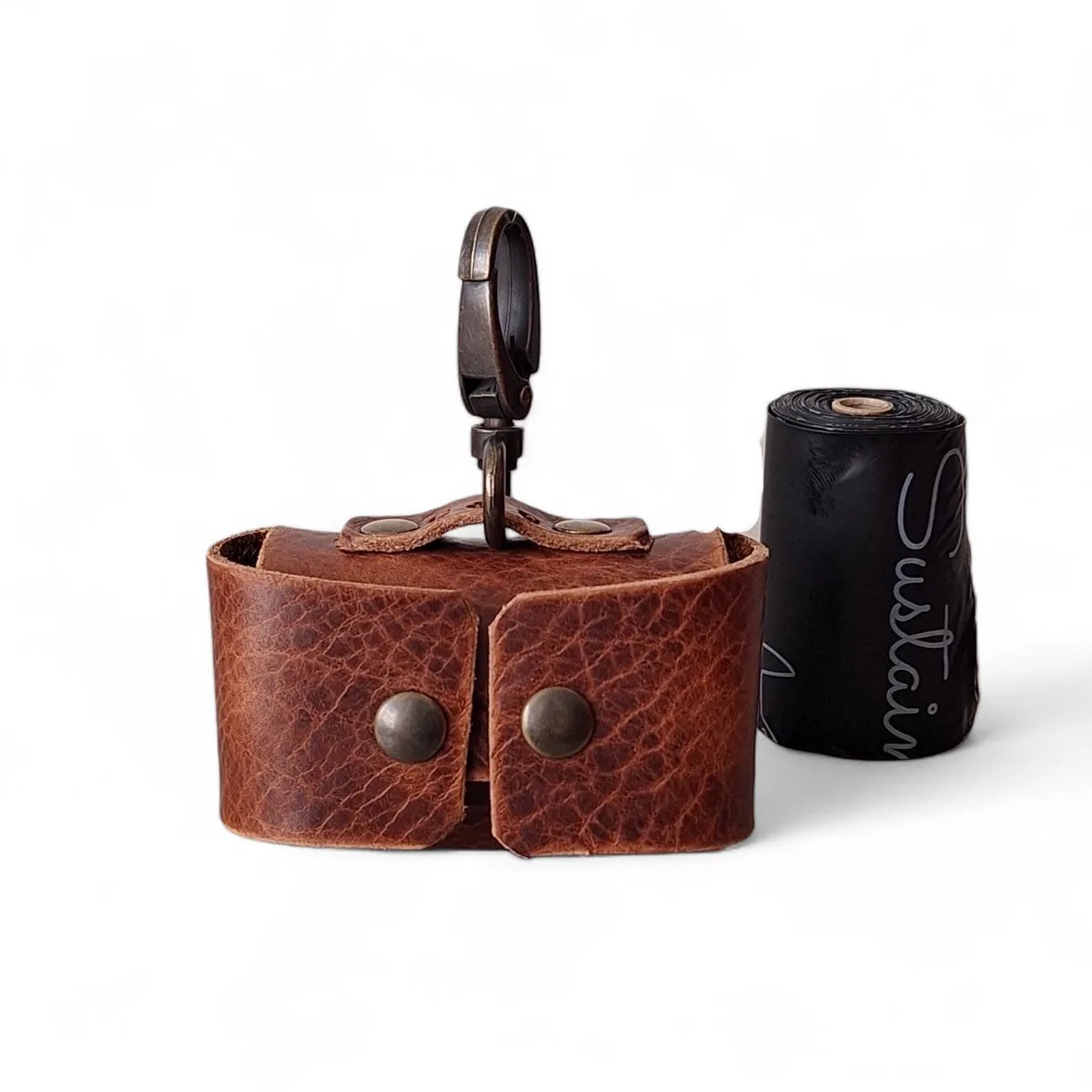 Poepzakhouder - Oud Messing van Cooper & Quint in Bruin – productfoto