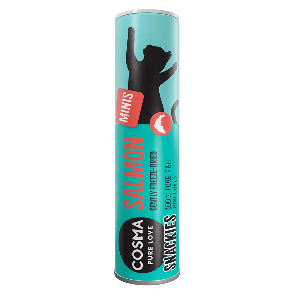 105g Snackies Minis 5 x Zalm Cosma Kattensnacks van Cosma – productfoto
