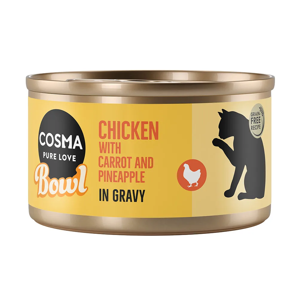 12x80g Kipfilet Bowl Cosma Kattenvoer van Cosma – productfoto