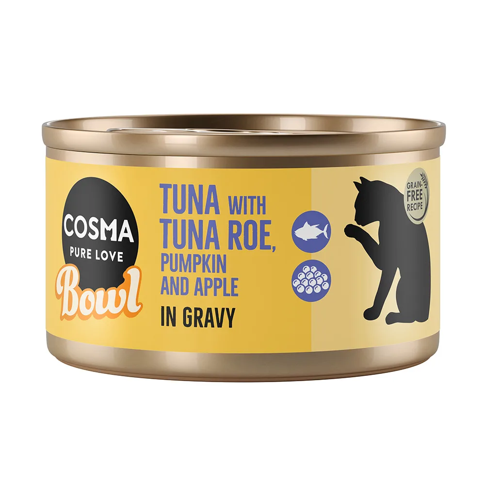 12x80g Tonijn met Tonijnkuit Bowl Cosma Kattenvoer by Cosma – product photo
