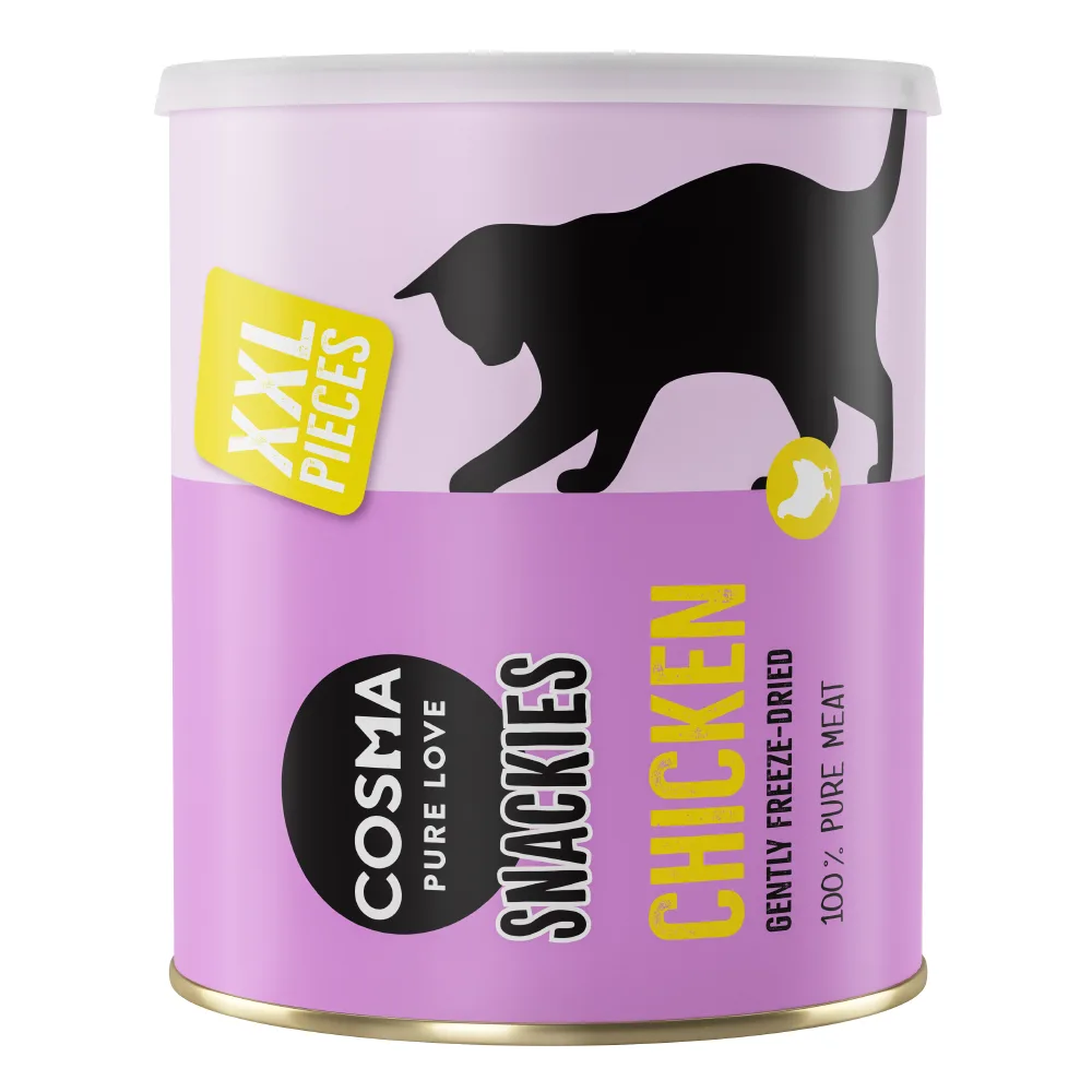 200g Maxi Tube Kip Cosma Snackies XXL Gevriesdroogde Kattensnacks by Cosma – product photo