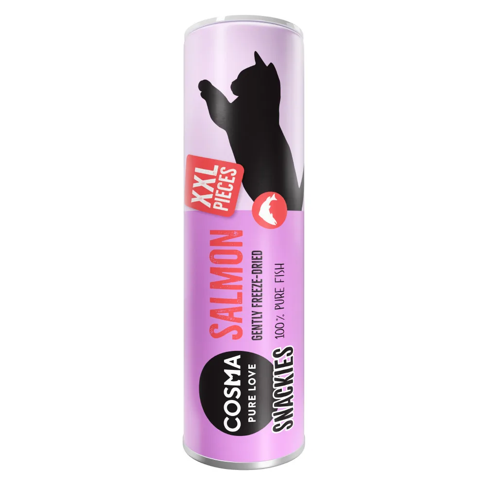 22g Snackies XXL Gevriesdroogde Zalm Cosma Kattensnacks van Cosma – productfoto