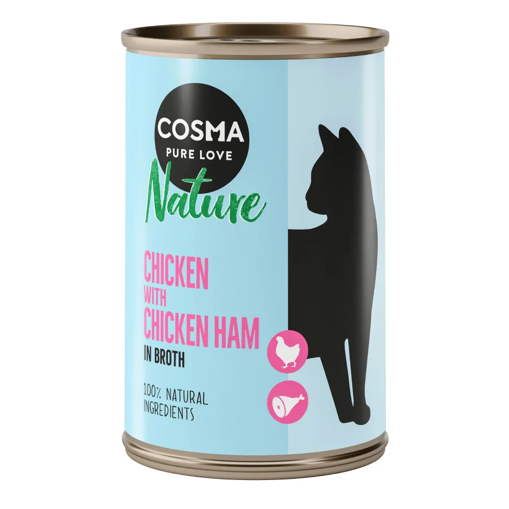 24x140g Kip & Kippenham Cosma Nature Kattenvoer nat by Cosma – product photo