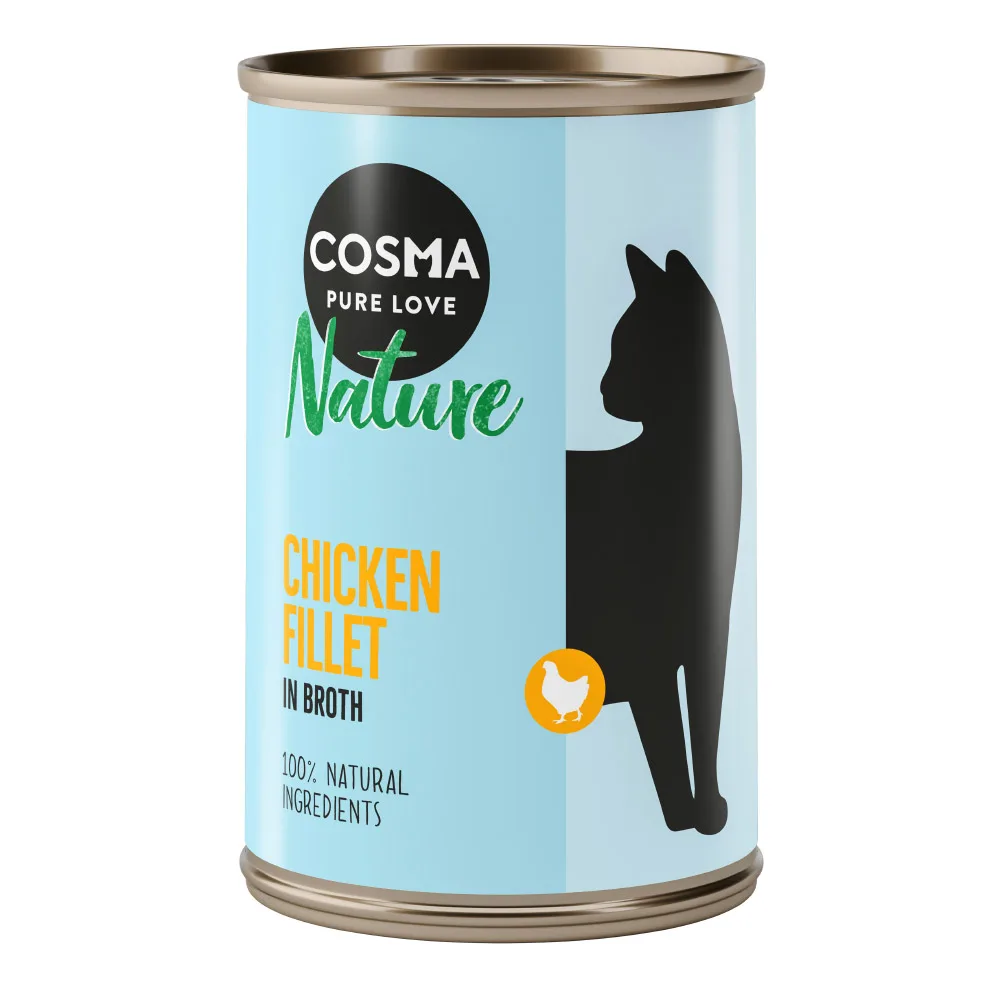 24x140g Kipfilet Cosma Nature Kattenvoer nat by Cosma – product photo