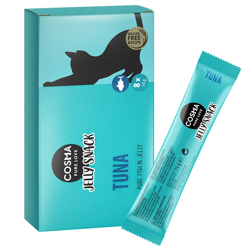 24x14g Tonijn Jelly Snack Cosma Kat by Cosma – product photo