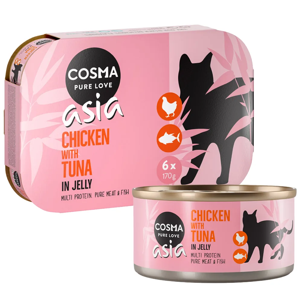 24x170g Kip & Tonijn in Gelei Cosma Asia Kattenvoer van Cosma – productfoto