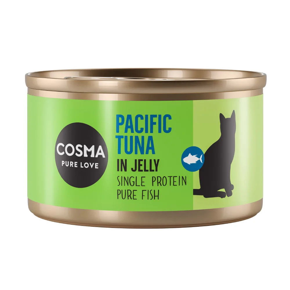 24x85g Pacifische Tonijn in Gelei Cosma Original Kattenvoer van Cosma – productfoto