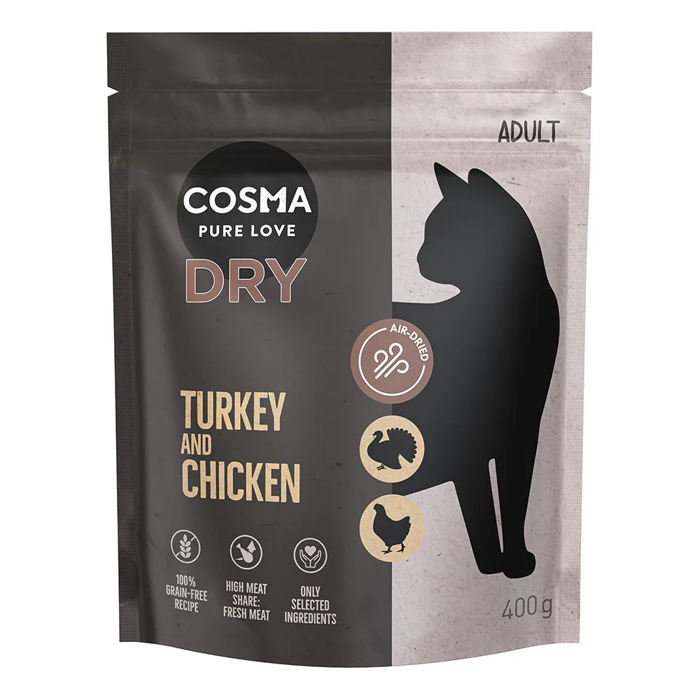 400g Cosma Droogvoer Kalkoen & Kip Kattenvoer van Cosma – productfoto