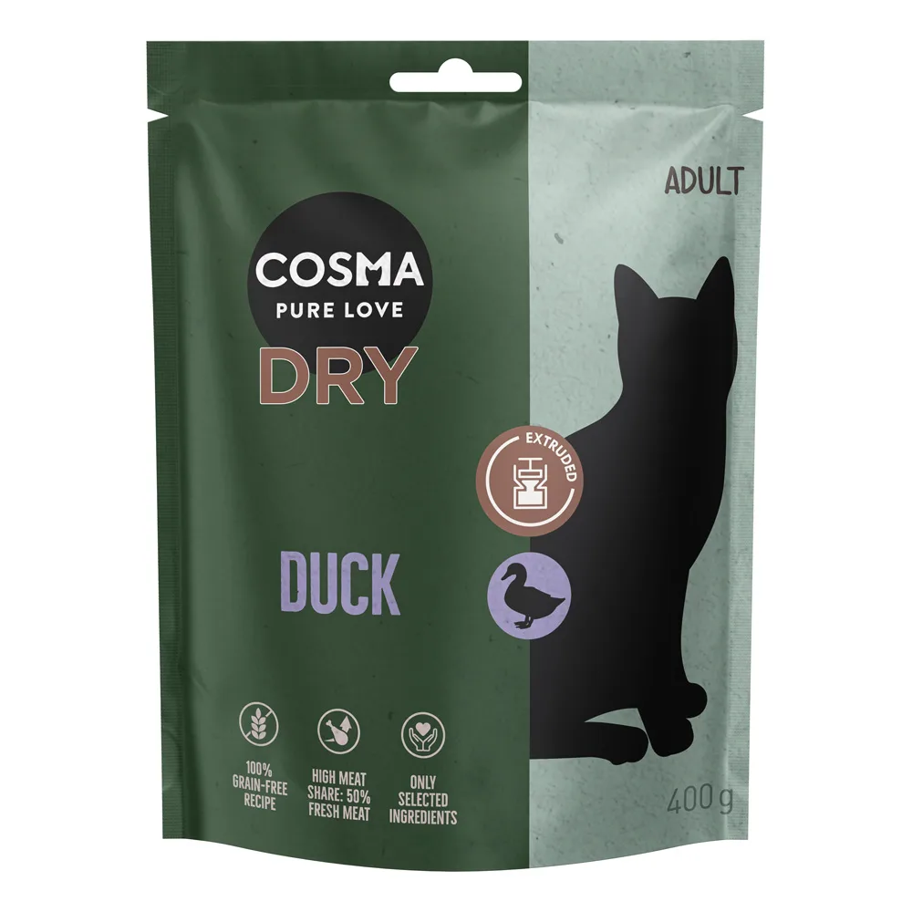 400g Cosma Extruded Droogvoer Eend Katten Droogvoer by Cosma – product photo