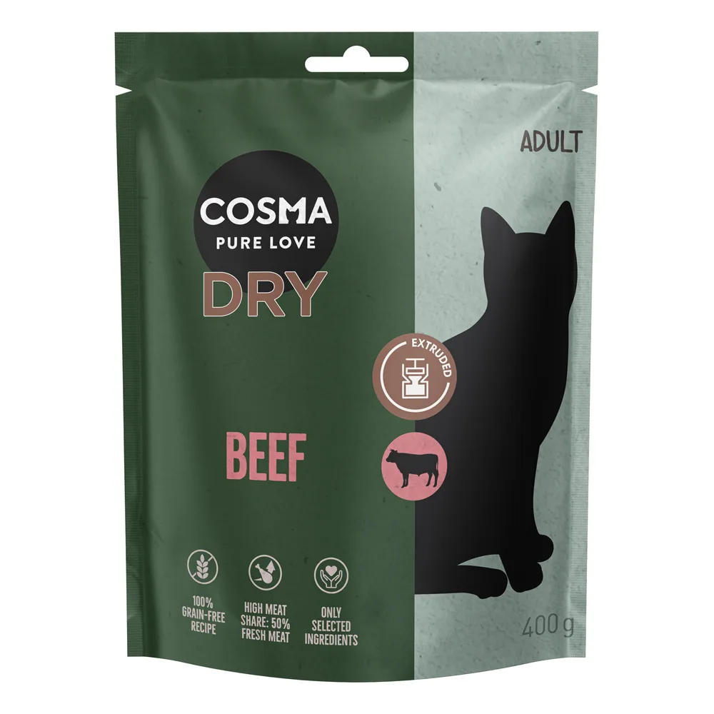 400g Cosma Extruded Droogvoer Rund Katten Droogvoer by Cosma – product photo