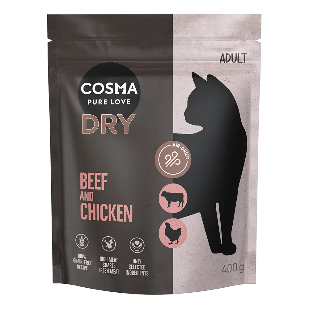 400g Cosma Katten Droogvoer Rund & Kip van Cosma – productfoto
