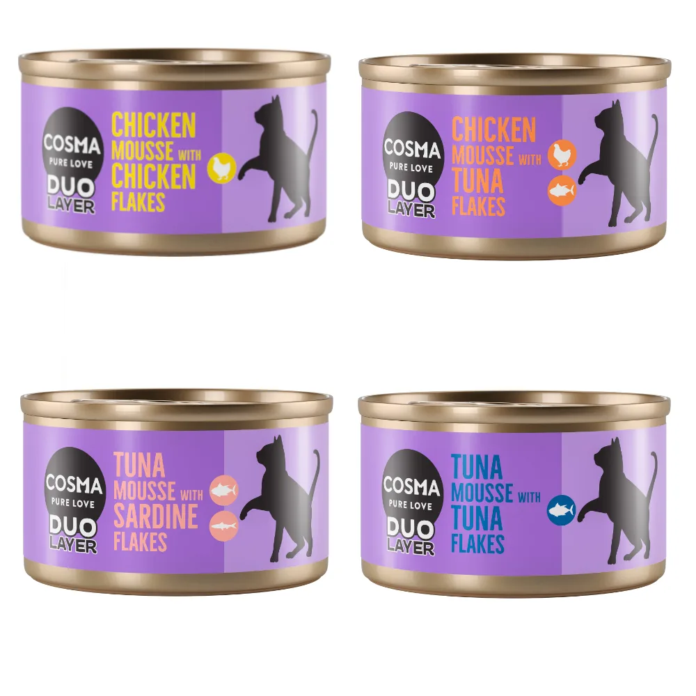 6 x 70 g DUO Layer Cosma Kattenvoer van Cosma – productfoto