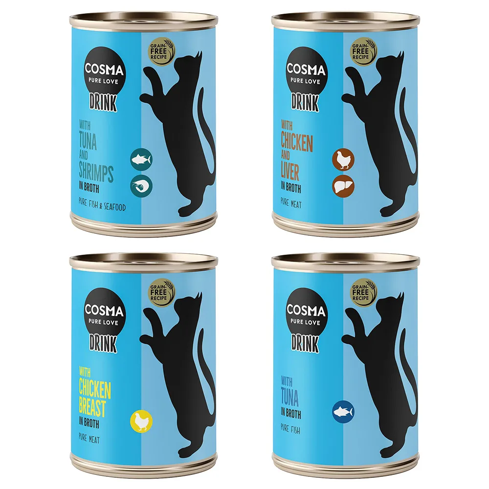 6x100 g Cosma Drink Mix Katten Natvoer by Cosma – product photo