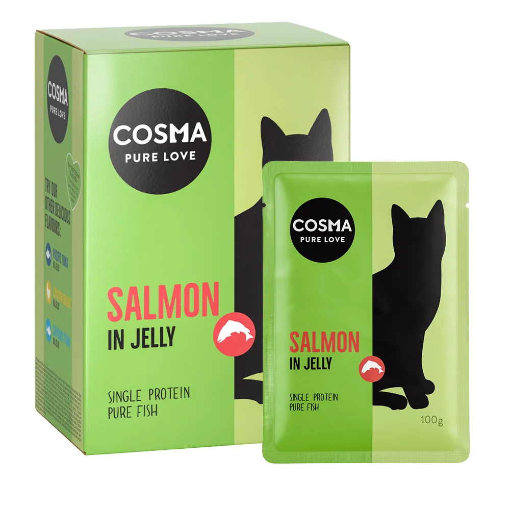 6x100g Original Vershoudzakjes Zalm Cosma Kattenvoer van Cosma – productfoto