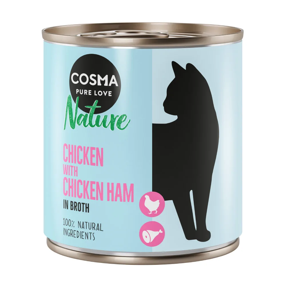 6x280g Nature Kip & Kippenham Cosma Kattenvoer van Cosma – productfoto
