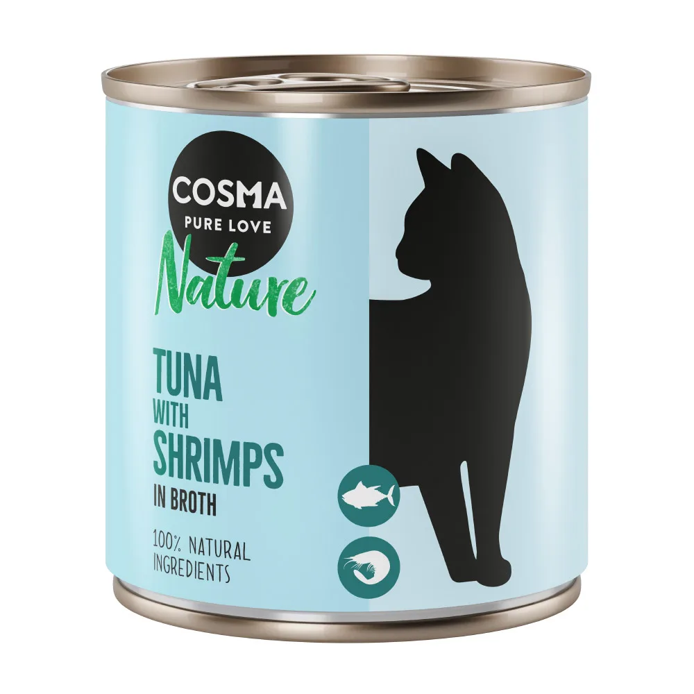 6x280g Nature Tonijn & Garnalen Cosma Kattenvoer by Cosma – product photo