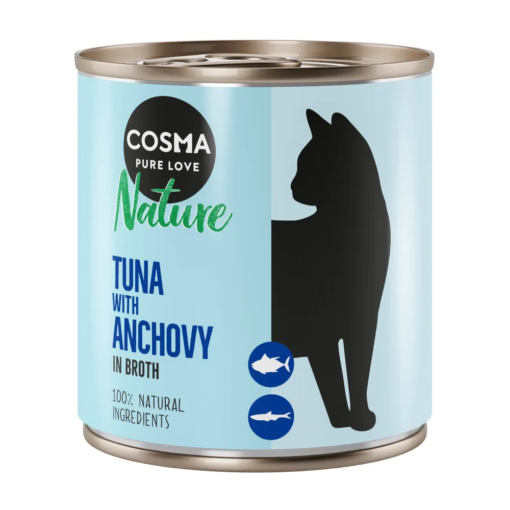 6x280g Nature Tonijn met hele Ansjovis Cosma Kattenvoer by Cosma – product photo