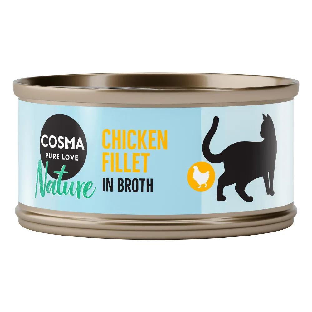 6x70g Nature Kipfilet Cosma Kattenvoer van Cosma – productfoto