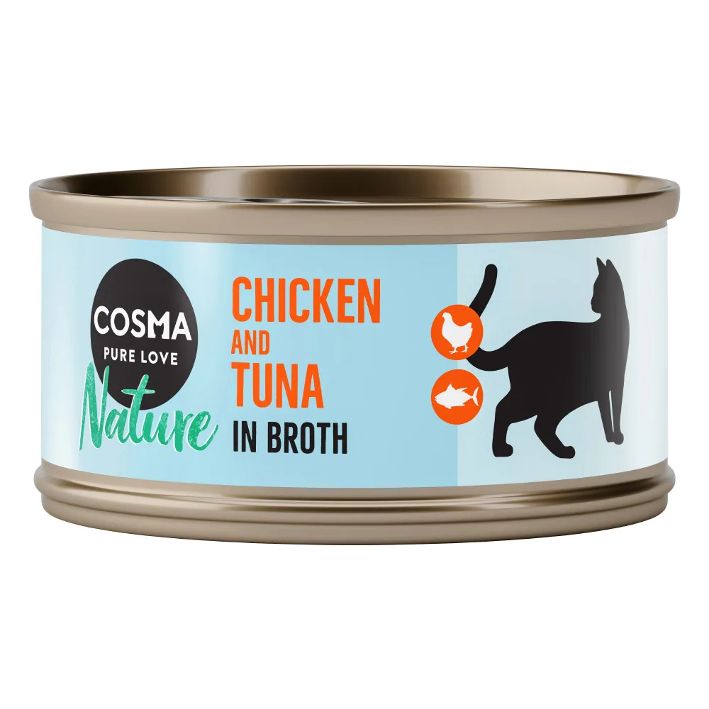 6x70g Nature Kippenborst & Tonijn Cosma Kattenvoer van Cosma – productfoto