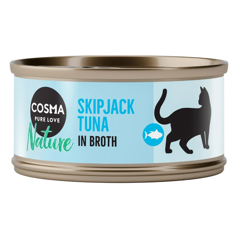 6x70g Nature Skipjack Tonijn Cosma Kattenvoer van Cosma – productfoto