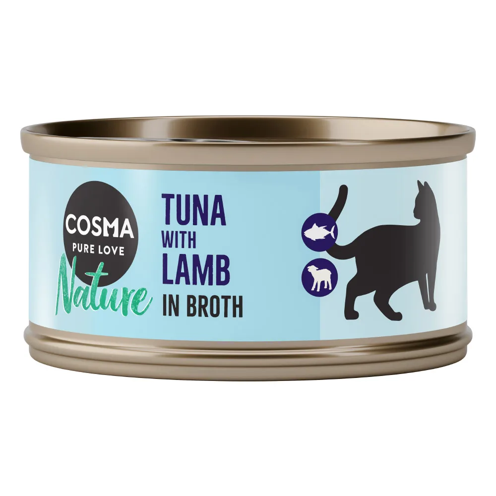 6x70g Nature Tonijn met Lam Cosma Kattenvoer by Cosma – product photo