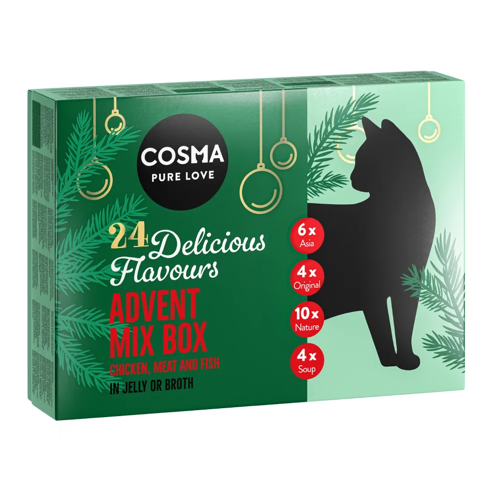 Advent Mixbox 24 porties Kattenvoer van Cosma – productfoto