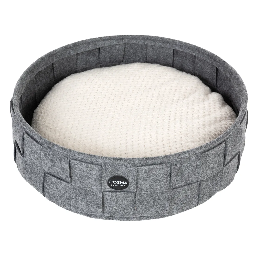 Kattenmand Ø50 x H15 cm Grijs van Cosma – productfoto