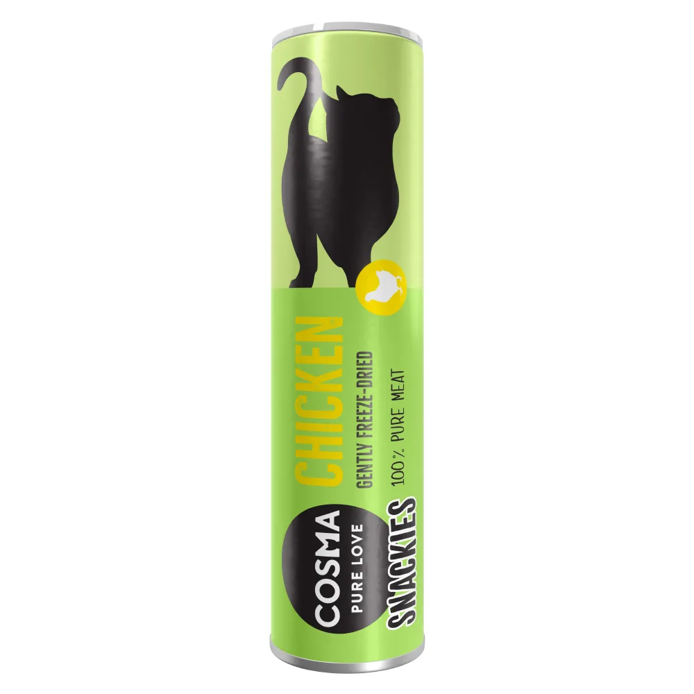 Kattenspeelgoed Slo-Mo Bestel ook beloningssnacks: 26 g Cosma Snackies Original (Kip) van Cosma – productfoto