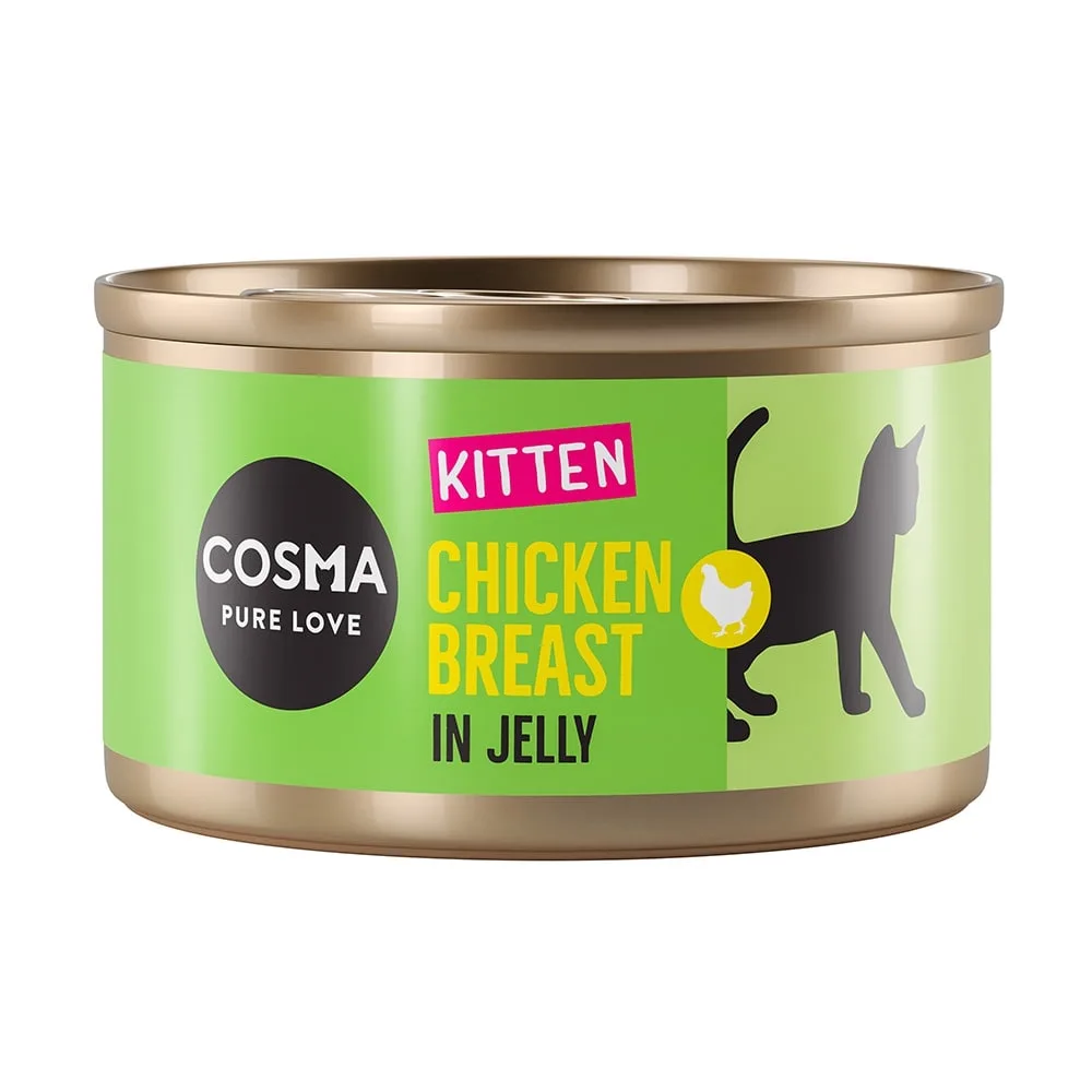 Original Kitten 6 x 85g Kattenvoer - Kippenborst van Cosma – productfoto