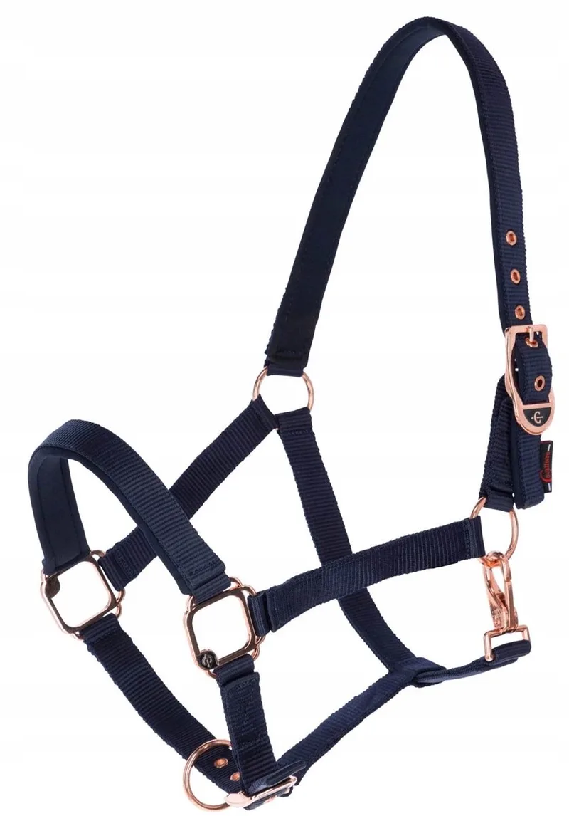 Classy Blauwe Halster voor Shetlander Paarden von Covalliero in Marine – Produktfoto
