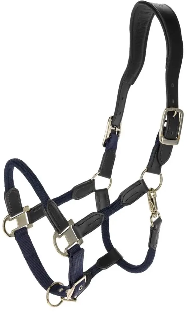 Halster voor paarden Covalliero Cordano Delux de Covalliero en Drak navy – photo produit
