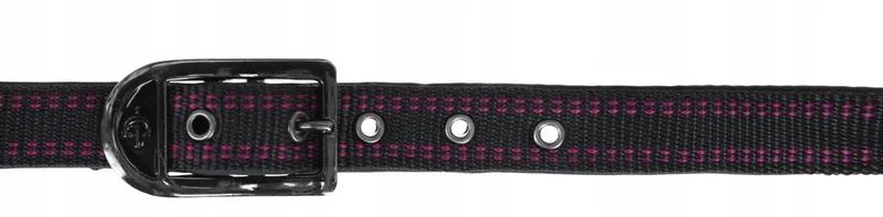 Royal Halster Zwart/Fuchsia - Maat Full by Covalliero in Black – product photo