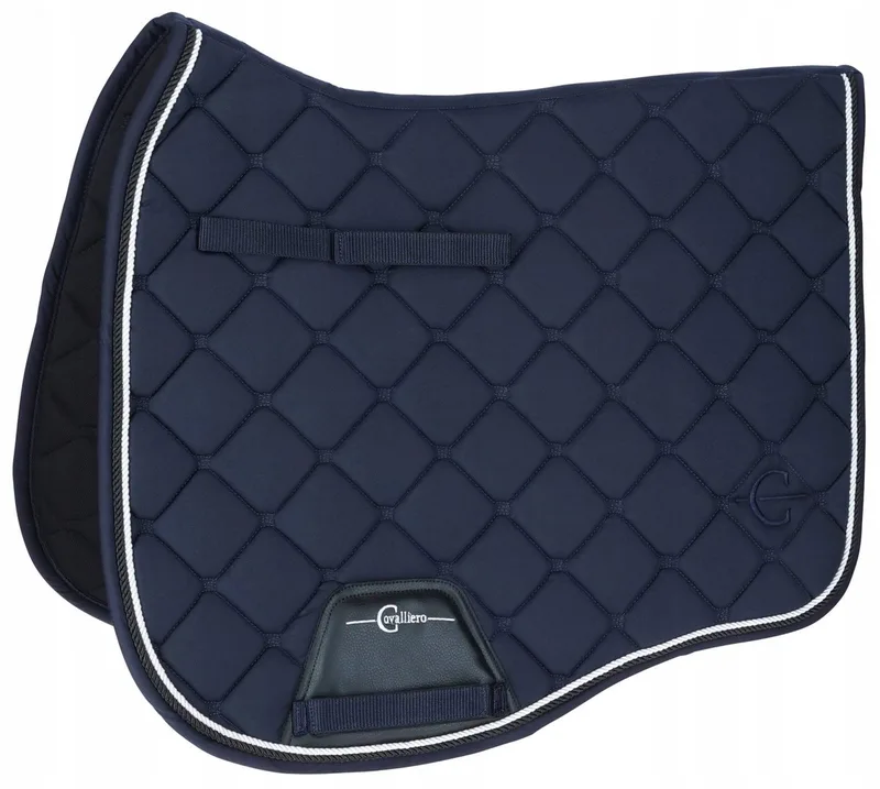 Salvina Dressuur Zadeldek Navy/Rood Full von Covalliero – Produktfoto