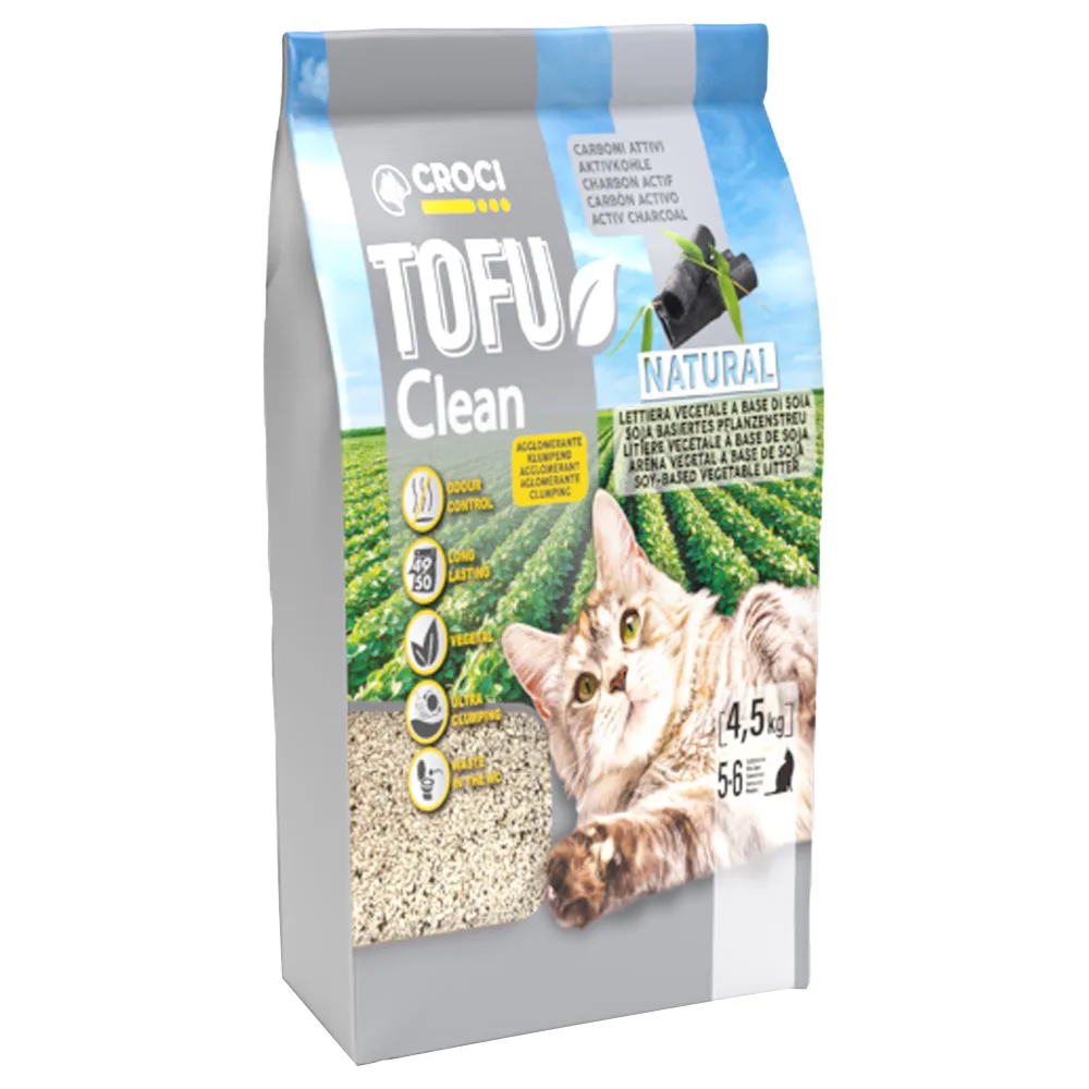 4,5kg Croci Tofu Clean Active kattenbakvulling van Croci – productfoto
