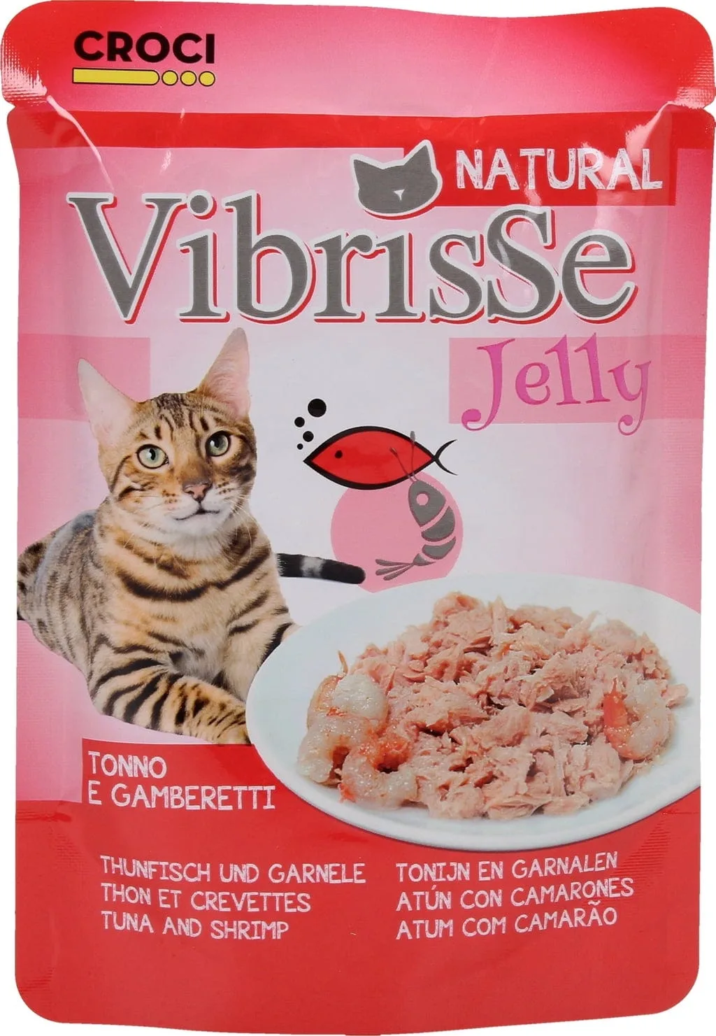 Beutel Jelly mit Thunfisch und Garnele - 70 g by Croci – product photo