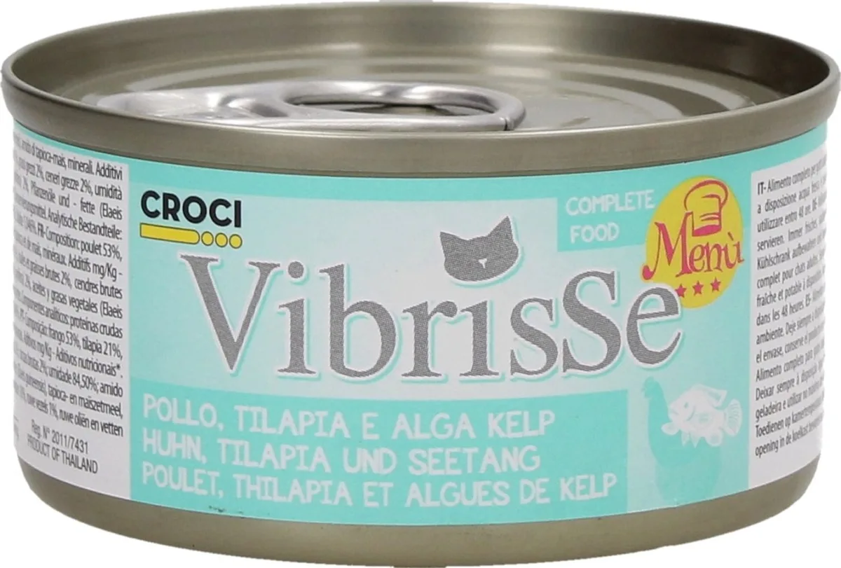 Cat Menü Huhn, Tilapia, Kelp - 70 g by Croci – product photo