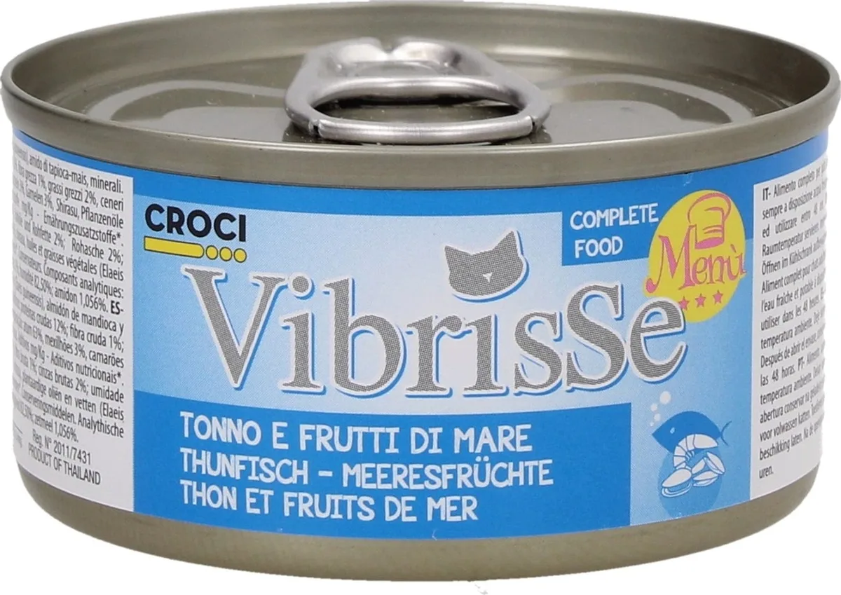 Cat Menü Thunfisch, Meeresfrüchte - 70 g de Croci – photo produit