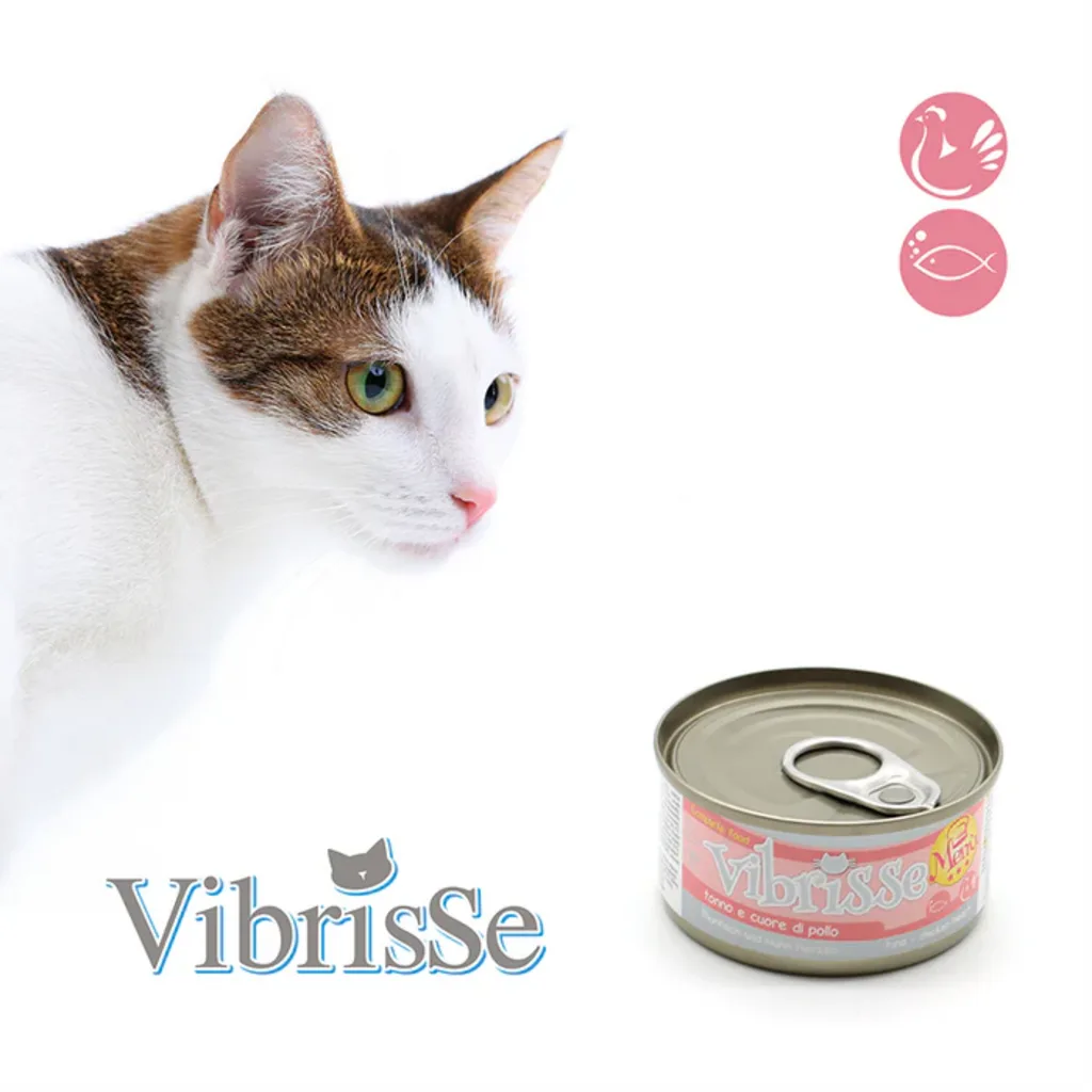 Cat Menü Thunfisch mit Hühnerherzen - 70 g van Croci – productfoto