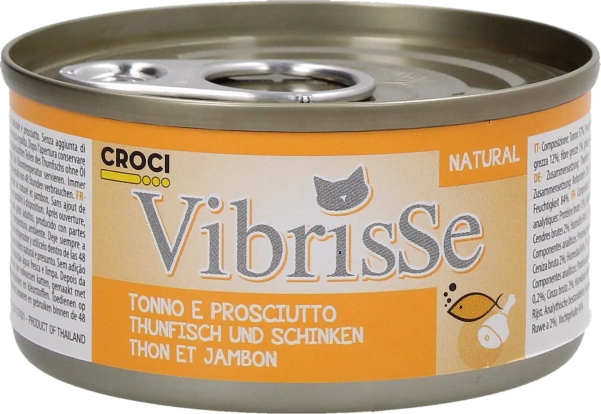 Cat Thunfisch und Schinken - 70 g van Croci – productfoto