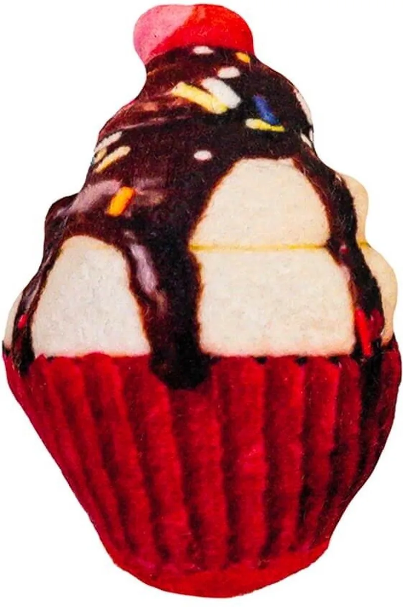 Cupcake met Catnip | Kattenspeeltje | Croci de Croci en Marron – photo produit