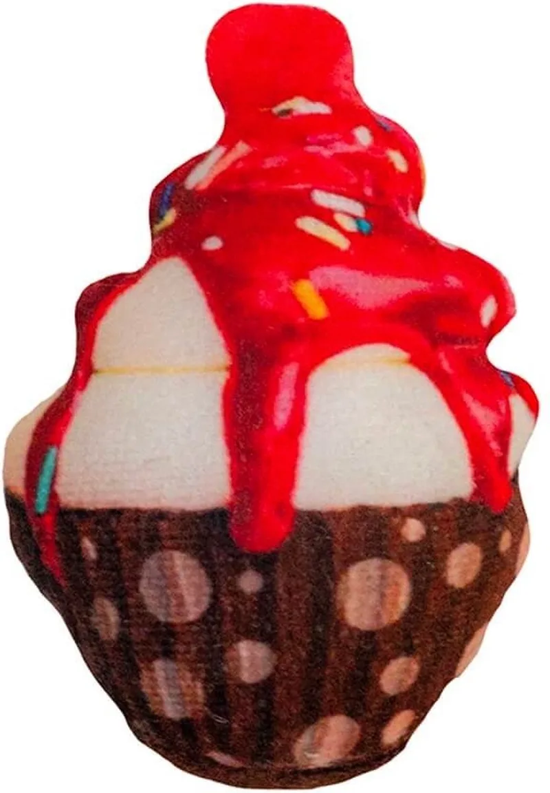 Cupcake met Catnip Roze | Kattenspeeltje | Croci de Croci en Marron – photo produit