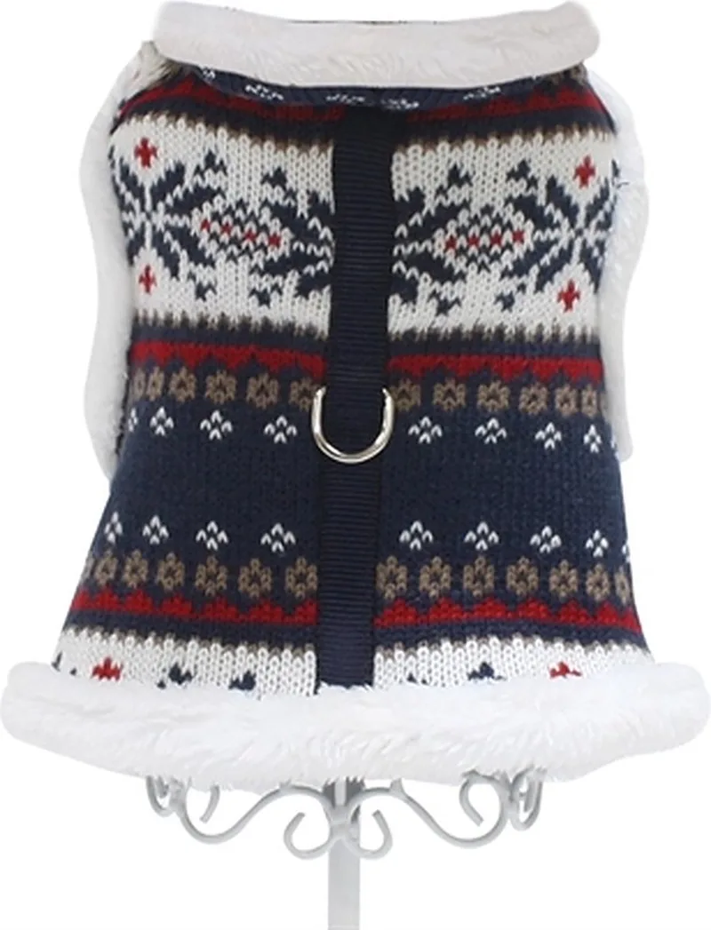 harnas voor hond fashion xmas blue 36-41 cm by Croci in Blue – product photo