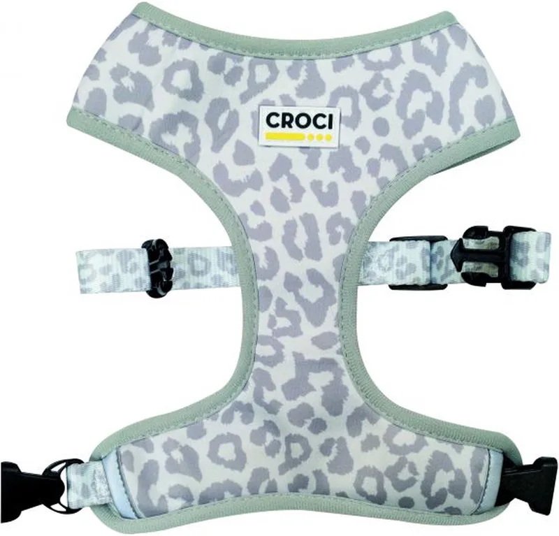 Hondentuig Luipaard Tweezijdig Grijs by Croci in Green – product photo