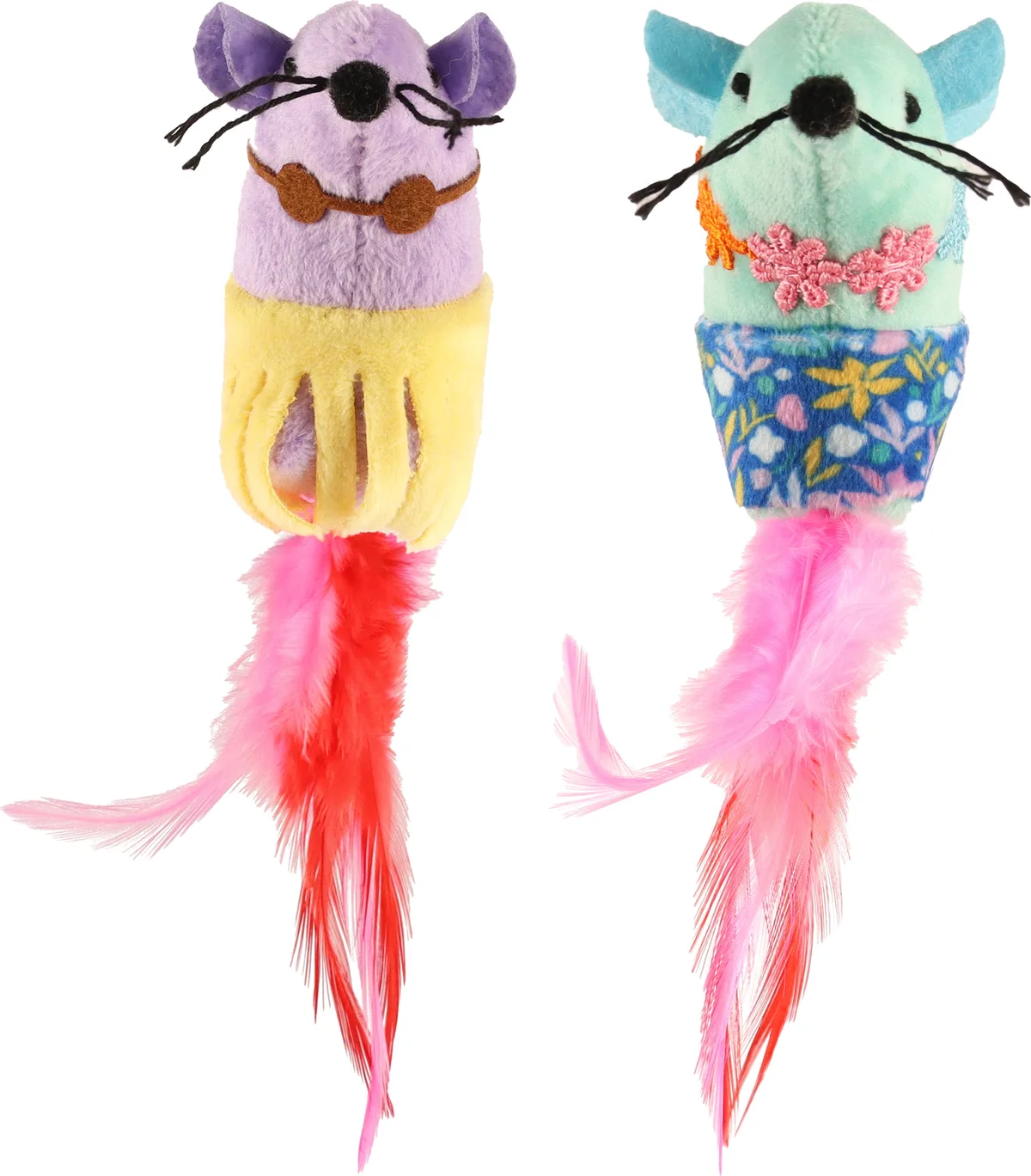 Katzenspiel 'Hawaii Mice' 8 cm - 1 Set de Croci – photo produit