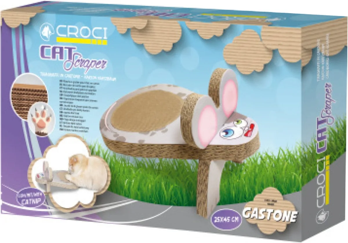 Kratzpappe Maus 25x45x20cm - 1 Stk van Croci – productfoto